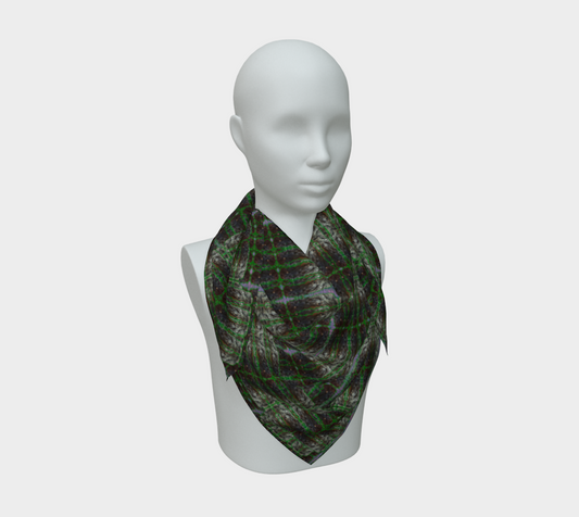 Silk Art Scarf (Vitta Serica Artis)(Rind#4 Tree Link Purple Logo) RJSTH@Fabric#4 RJSTHW2026 RJS