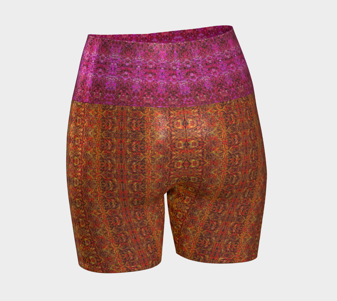 Glitter Yoga Shorts (Muliebris/Virilis)(Samhain Dream Thaw 1315/ & Pink/Orange Logo@Alchemic) RJSTHs2024 RJS