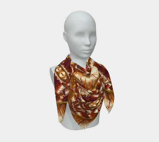 Silk Art Scarf (Vitta Serica Artis)(Copper Workshop) RJSTHS2026 RJS