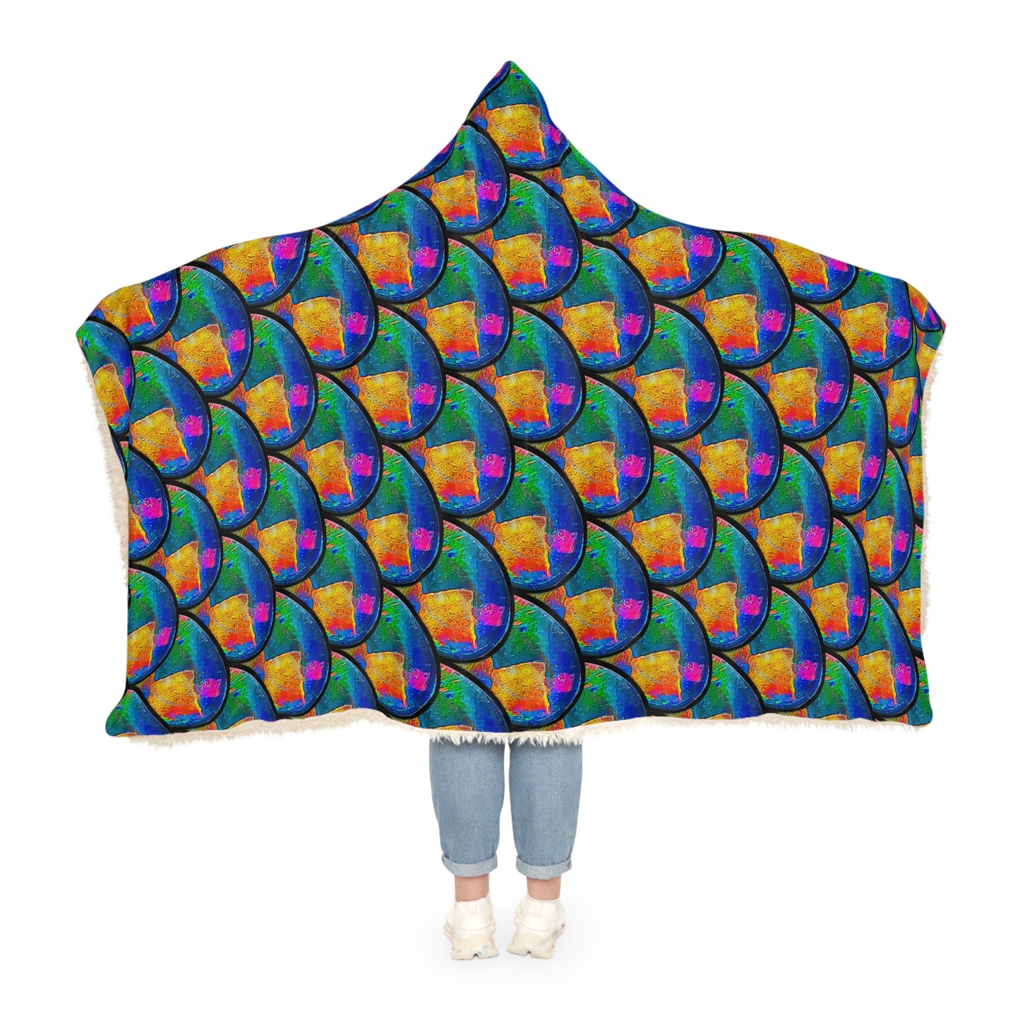 Hooded Snuggle Blanket (Opal Skies Cantus Primus) RJSTHs2024 RJS