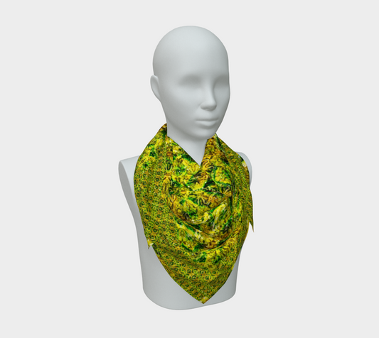Silk Art Scarf (Vitta Serica Artis)(Dreams of Jade@Alchemic 9 of 15 Novem ex Quindecim) RJSTHW2026 RJS
