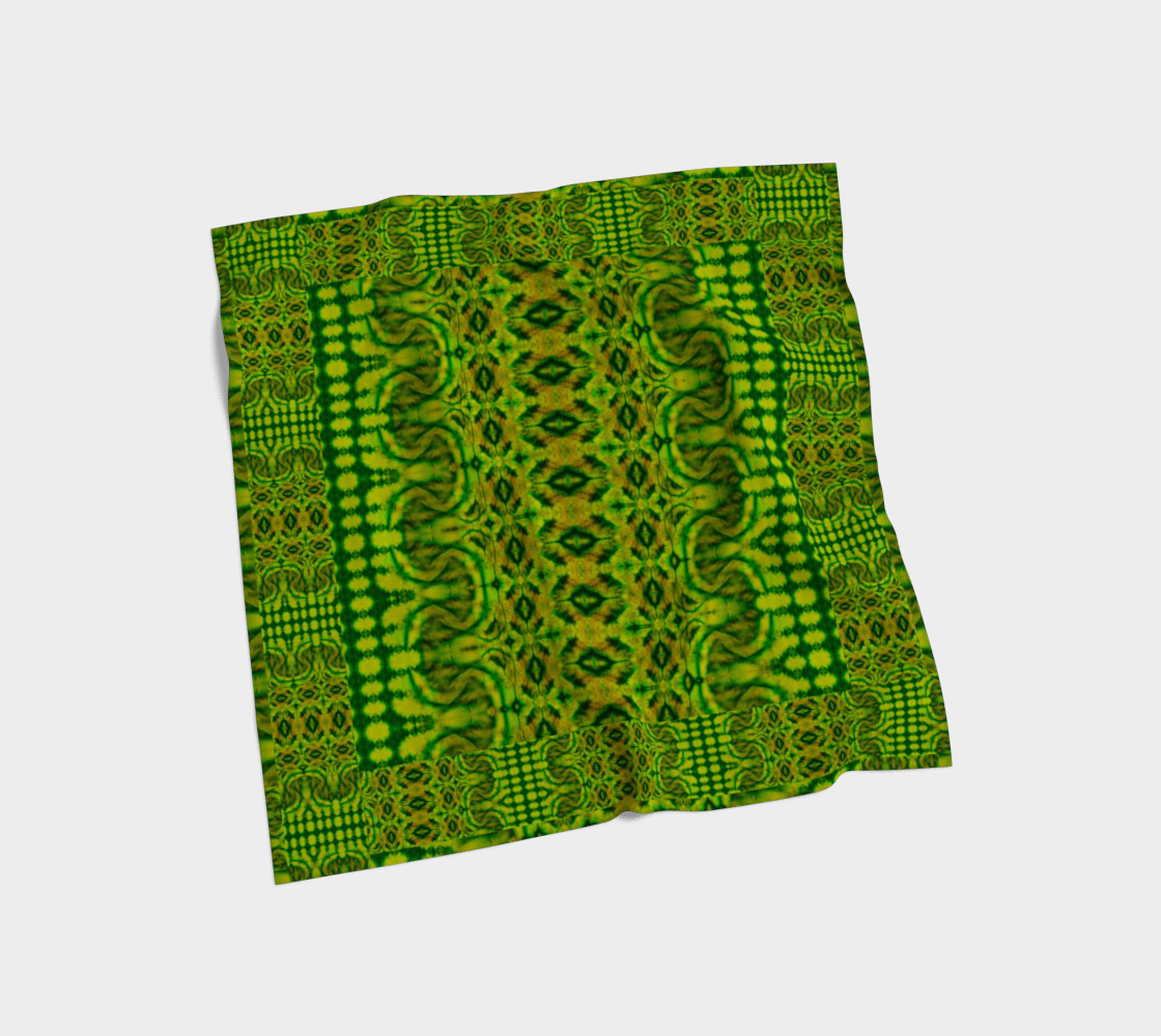 Silk Art Scarf (Vitta Serica Artis)(WindSong Flower Planck) RJSTH@Fabric#10 RJSTHS2026 RJS