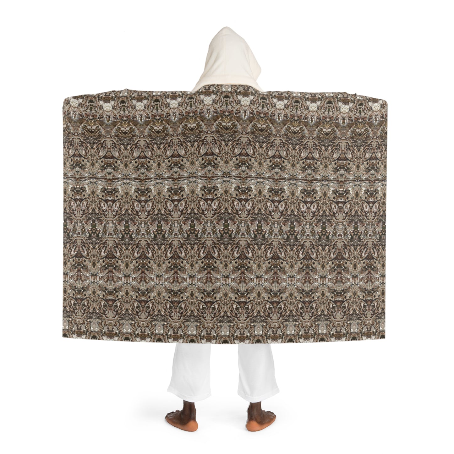 Cream Hooded Sherpa Fleece Blanket (Samhain Dream Thaw 8 of 15 Octo ex Quindecim) RJSTHw2023 RJS