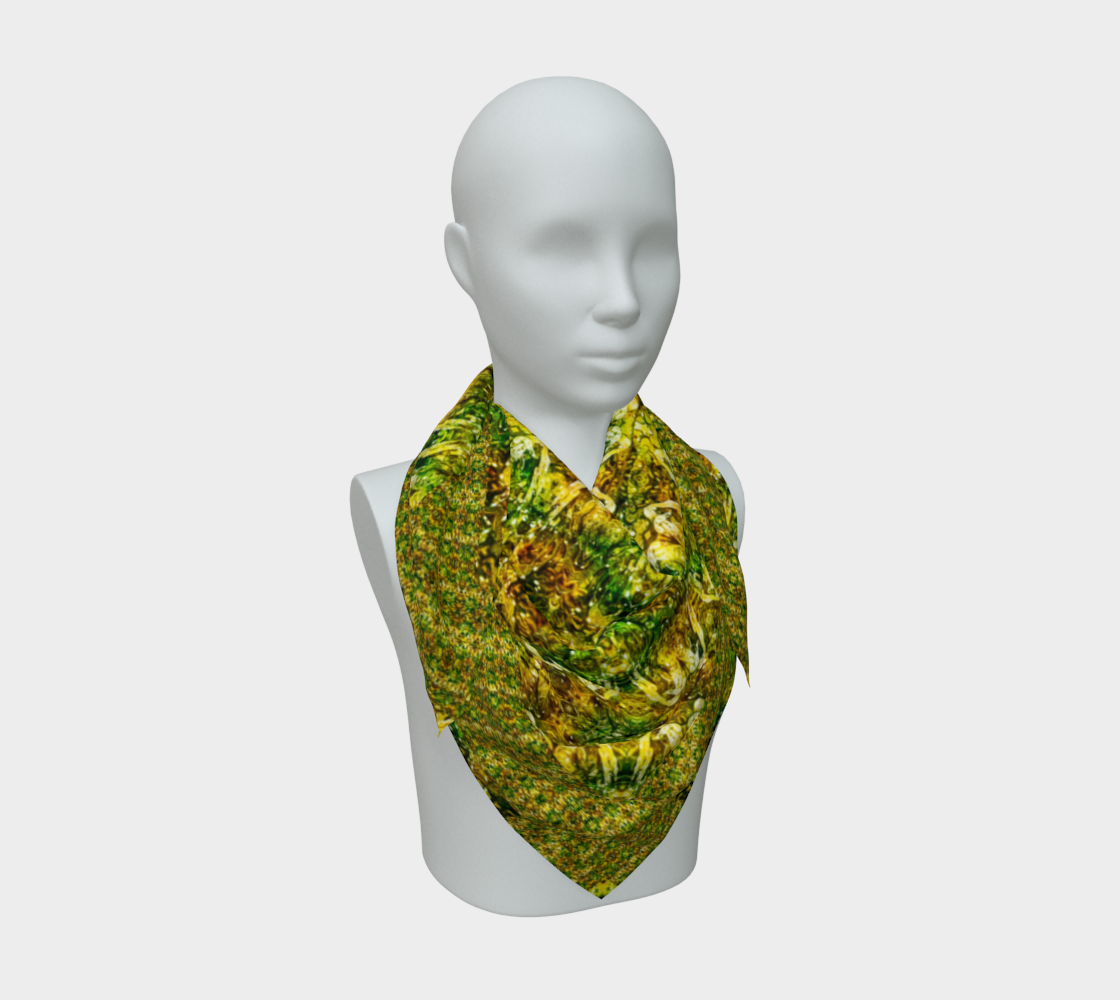 Silk Art Scarf (Vitta Serica Artis)(Dreams of Jade@Alchemic 3 of 15 Tres ex Quindecim) RJSTHW2026 RJS