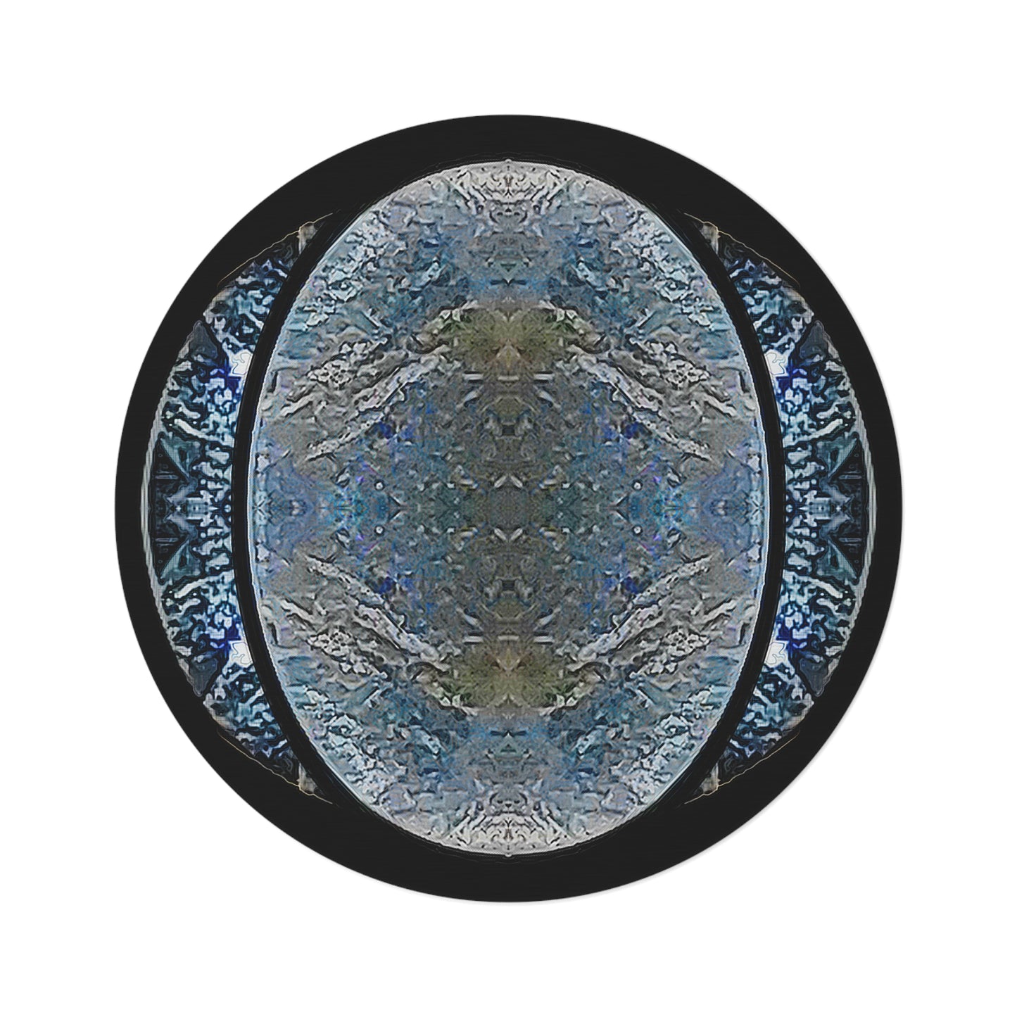 Circular Rug (Opal Skies Cantus Primus "Lūminōsitās") RJSTHs2025 RJS