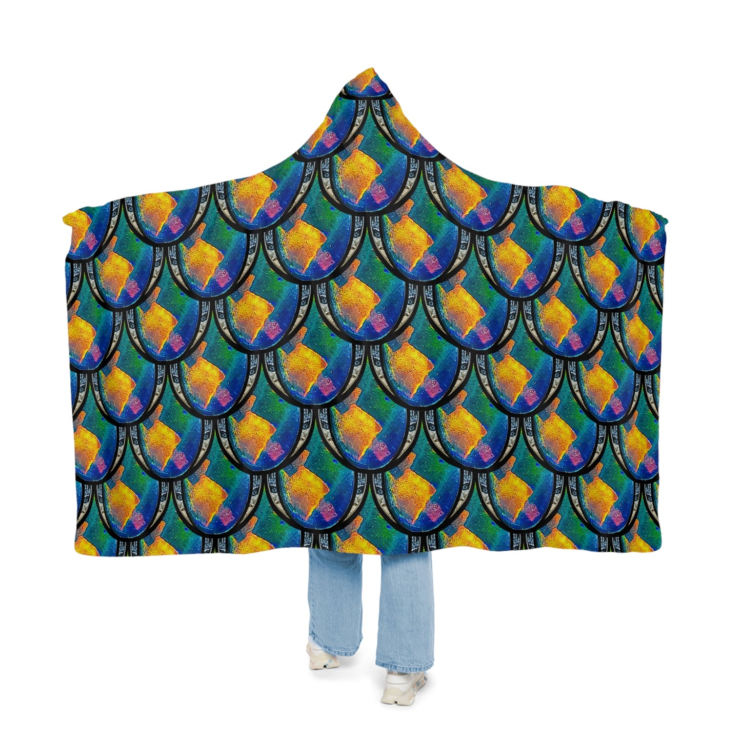 Hooded Snuggle Blanket (Opal Skies Cantus Primus) RJSTHs2024 RJS