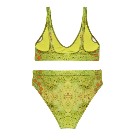 Bikini High-waisted Recycled (Grail Flower & Spots) RJSTH@Fabric#2 RJSTHS2020 River Jade Smithy