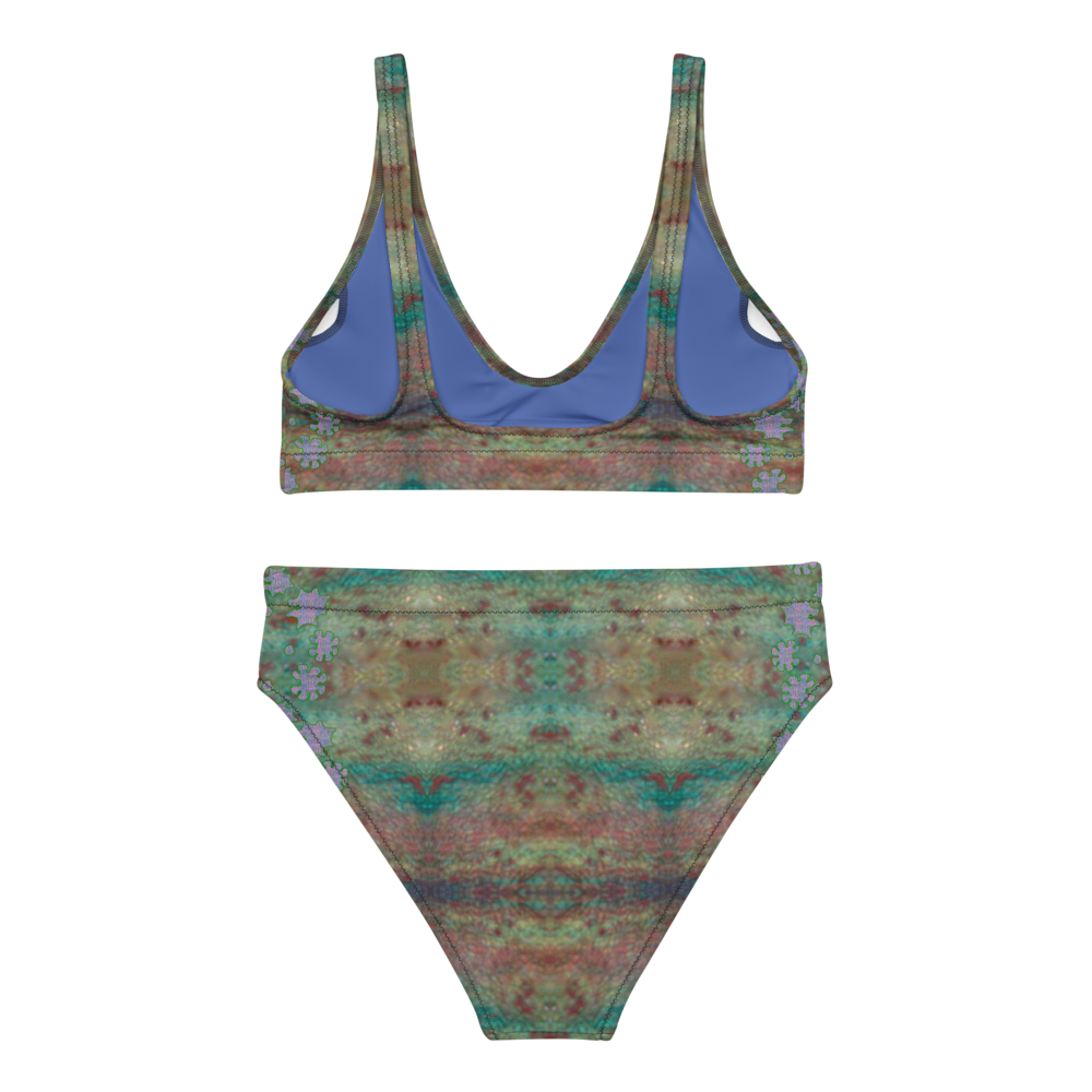 Bikini High-waisted Recycled (Grail Flower & Spots) RJSTH@Fabric#4 RJSTHS2020 River Jade Smithy