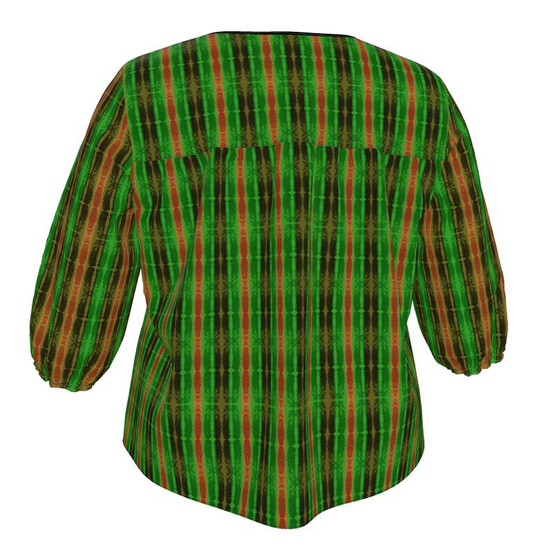Blouse (Rind Link Rind#1) RJSTH@Fabric#1  RJSTHW2023 River Jade Smithy