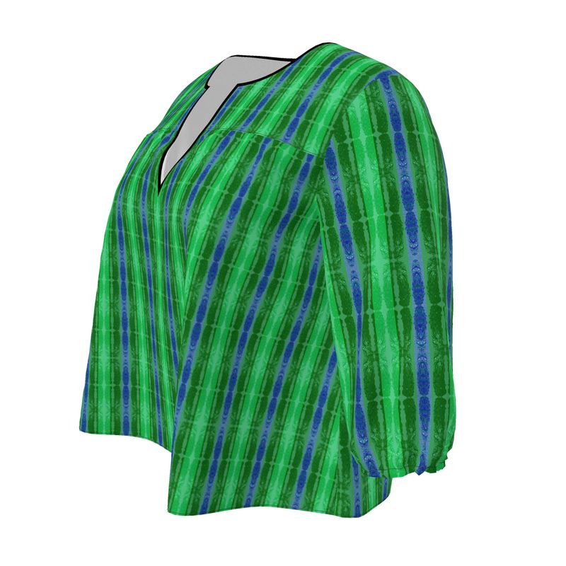 Blouse (Rind Link Rind#10) RJSTH@Fabric#10 RJSTHW2023 www.RIVERJADESMI River Jade Smithy