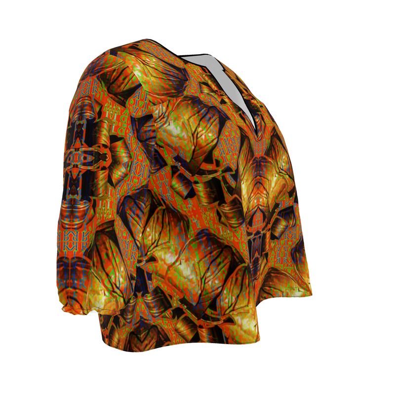 Blouse (Sugar Stick Twirl (Elder Gift) Cuffs & Orange Logo@Alchemic) River Jade Smithy
