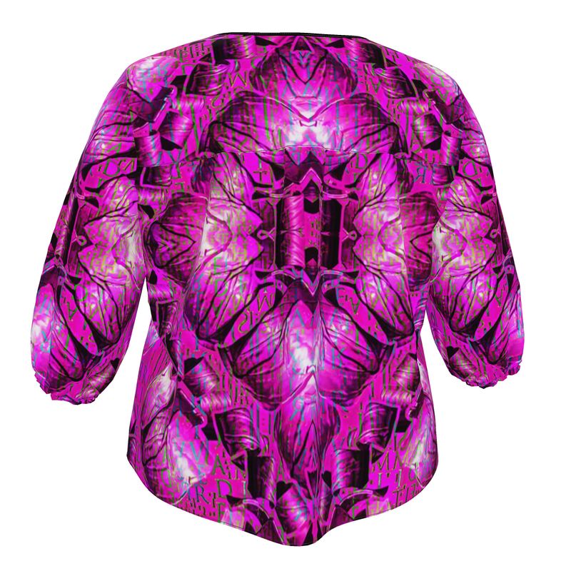 Blouse (Sugar Stick Twirl (Elder Gift) Cuffs & Pink Logo@Alchemic) River Jade Smithy