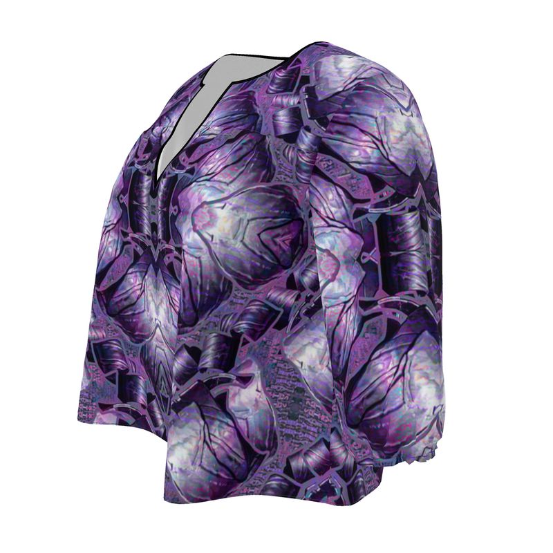 Blouse (Sugar Stick Twirl (Elder Gift) Cuffs & Purple Logo@Alchemic) River Jade Smithy