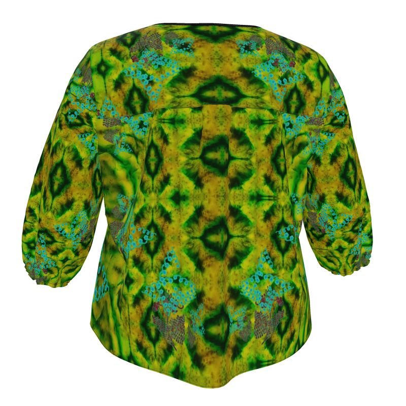 Blouse (WindSong Flower) RJSTH@Fabric#10  RJSTHW2023 River Jade Smithy