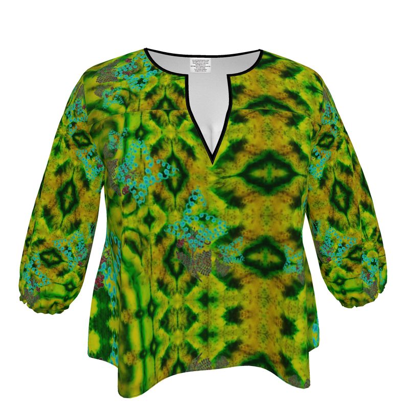 Blouse (WindSong Flower) RJSTH@Fabric#10  RJSTHW2023 River Jade Smithy