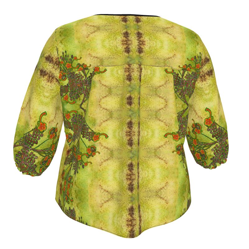 Blouse (WindSong Flower) RJSTH@Fabric#2  RJSTHW2023 River Jade Smithy