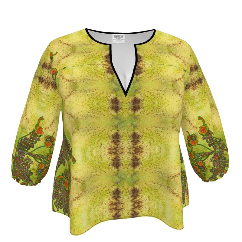 Blouse (WindSong Flower) RJSTH@Fabric#2  RJSTHW2023 River Jade Smithy