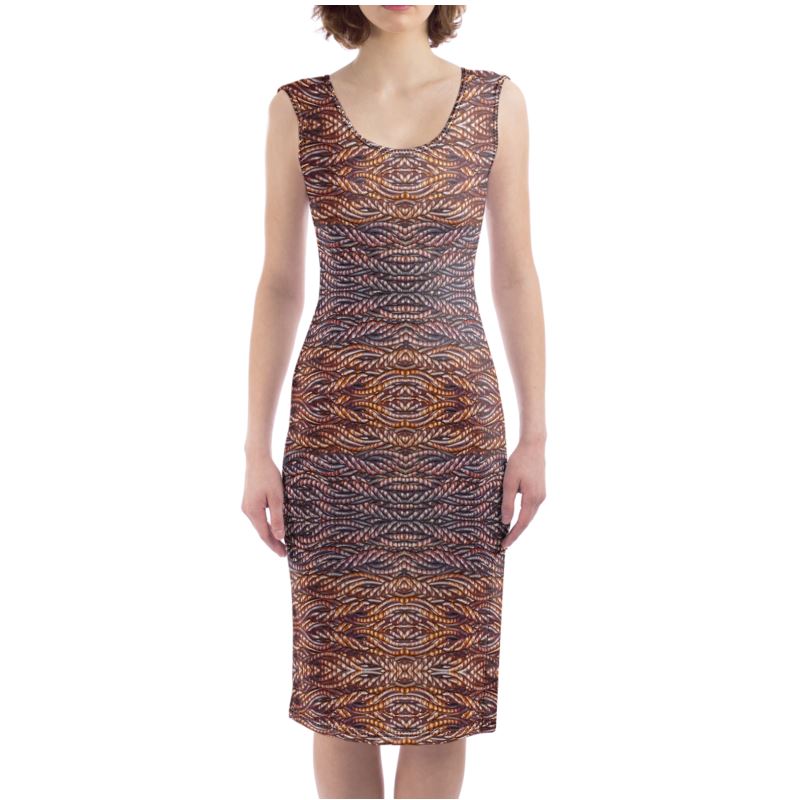 Bodycon Dress RJS Grail Hearth Core Copper Collection RJSTHS2022 River Jade Smithy