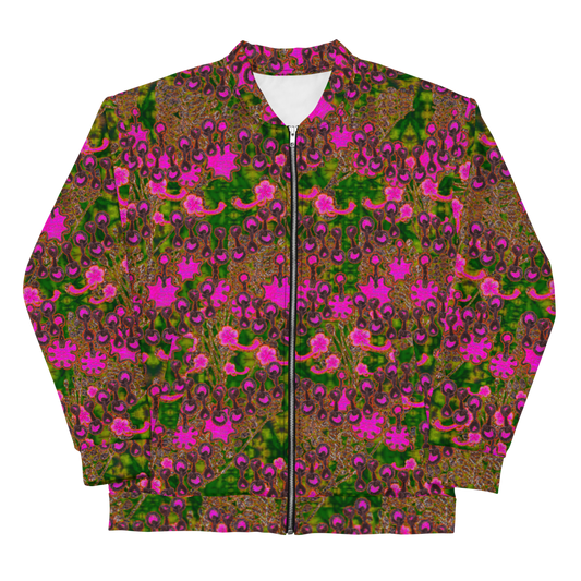 Bomber Jacket RJSTH@Fabric#7 (Unisex)(WindSong Flower Collection) RJSTHW2022 River Jade Smithy River Jade Smithy