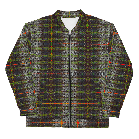 Bomber Jacket Rind#1 (Unisex)(Tree Link Collection, Rind #1) RJSTH@FABRIC#1  RJSTHW2021 River Jade Smithy River Jade Smithy