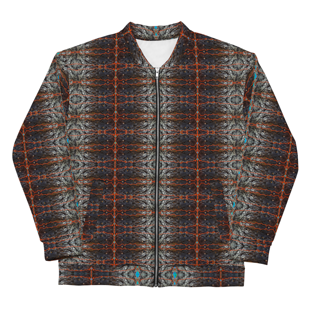 Bomber Jacket Rind#12 (Unisex)(Tree Link Collection, Rind #12) RJSTH@FABRIC#12 RJSTHW2021 River Jade Smithy River Jade Smithy