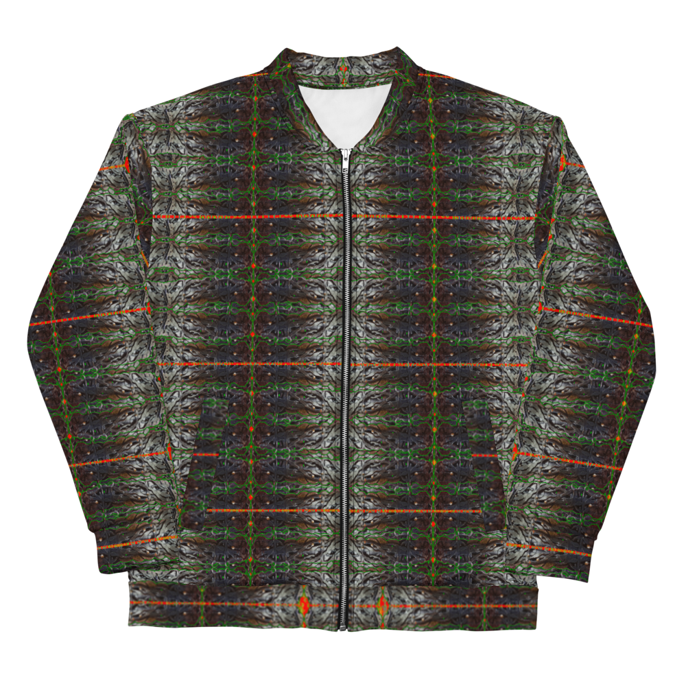 Bomber Jacket Rind#2 (Unisex)(Tree Link Collection, Rind #2) RJSTH@FABRIC#2 RJSTHW2021 River Jade Smithy River Jade Smithy