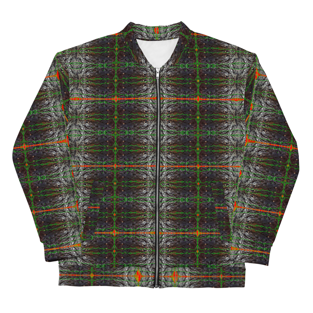 Bomber Jacket Rind#3 (Unisex)(Tree Link Collection, Rind #3) RJSTH@FABRIC#3 RJSTHW2021River Jade Smithy River Jade Smithy
