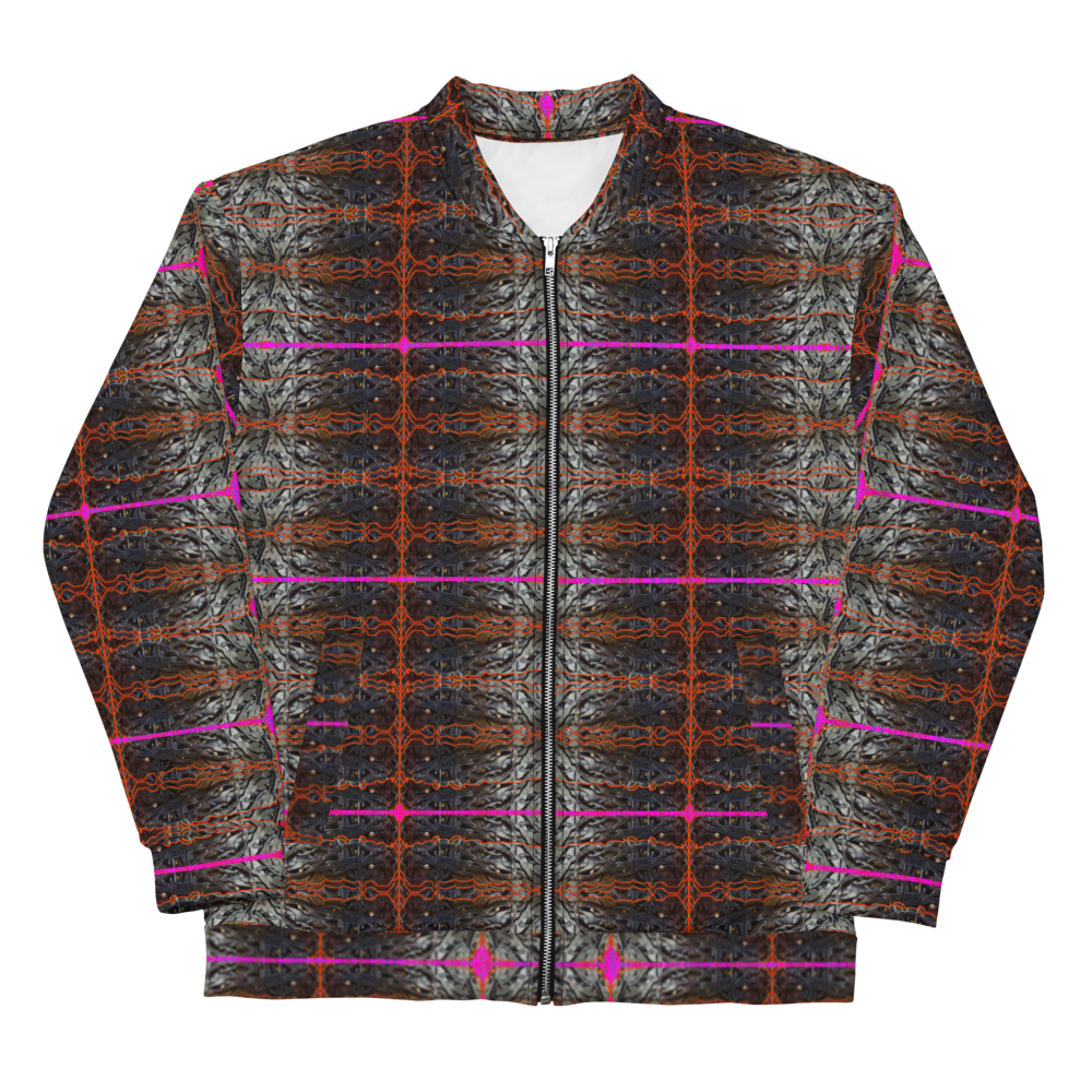 Bomber Jacket Rind#7 (Unisex)(Tree Link Collection, Rind #7) RJSTH@FABRIC#7 RJSTHW2021 River Jade Smithy River Jade Smithy