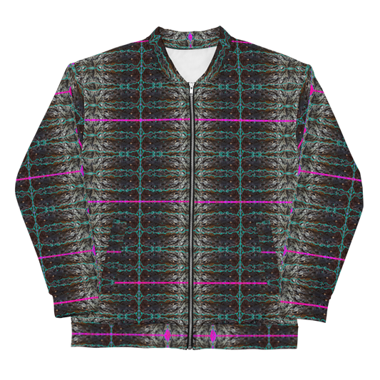 Bomber Jacket Rind#8 (Unisex)(Tree Link Collection, Rind #8) RJSTH@FABRIC#8 RJSTHW2021 River Jade Smithy River Jade Smithy
