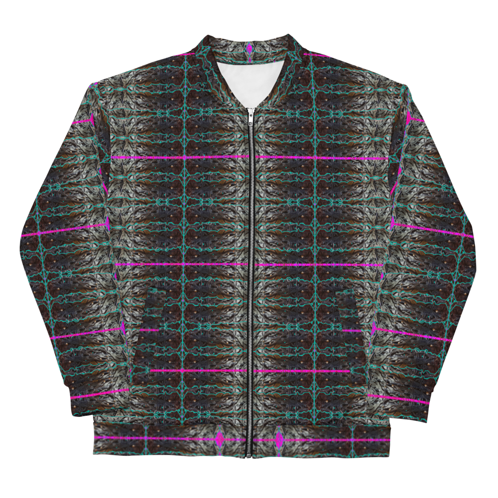 Bomber Jacket Rind#8 (Unisex)(Tree Link Collection, Rind #8) RJSTH@FABRIC#8 RJSTHW2021 River Jade Smithy River Jade Smithy