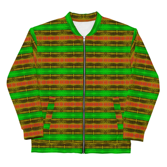 Bomber Jacket Rind Link #1  (Unisex)(RindLink Collection) RJSTH@Fabric#1 RJSTHW2022 River Jade Smithy River Jade Smithy