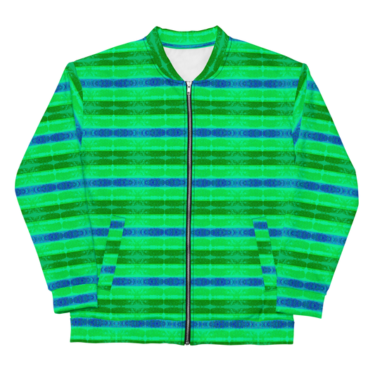 Bomber Jacket Rind Link #10 Flip (Unisex)(RindLink Collection) RJSTH@Fabric#10 RJSTHW2022 River Jade Smithy River Jade Smithy