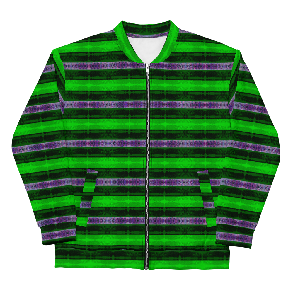 Bomber Jacket Rind Link #4  (Unisex)(RindLink Collection) RJSTH@Fabric#4 RJSTHW2022 River Jade Smithy River Jade Smithy