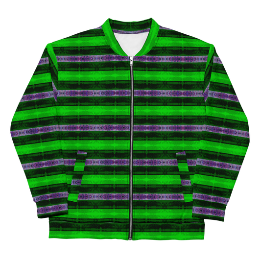 Bomber Jacket Rind Link #4  (Unisex)(RindLink Collection) RJSTH@Fabric#4 RJSTHW2022 River Jade Smithy River Jade Smithy