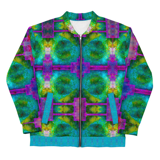 Bomber Jacket (Unisex) RJSTH@Fabric#11 River Jade Smithy RJSTHW2022 River Jade Smithy