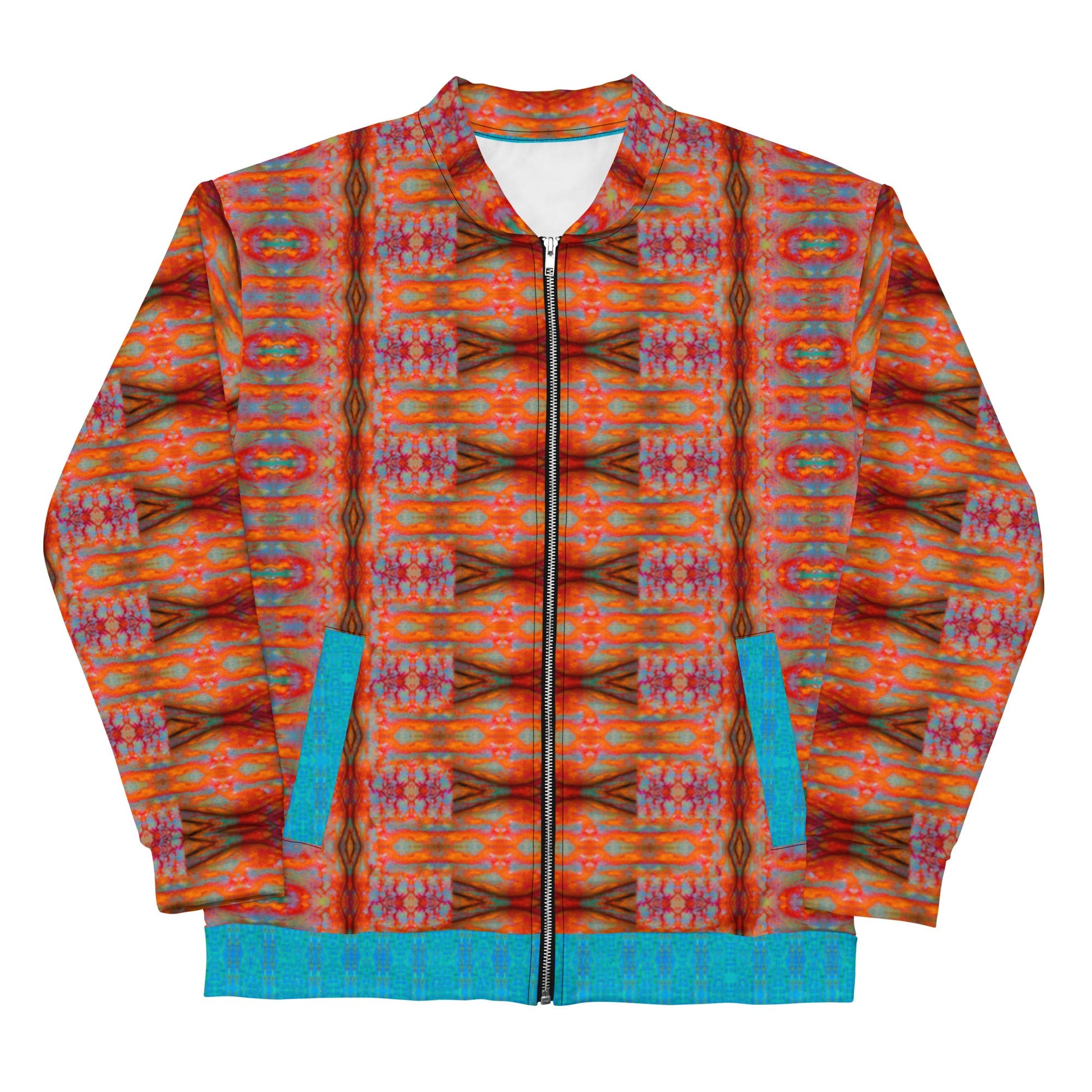 Bomber Jacket (Unisex) RJSTH@Fabric#12 River Jade Smithy RJSTHW2022 River Jade Smithy