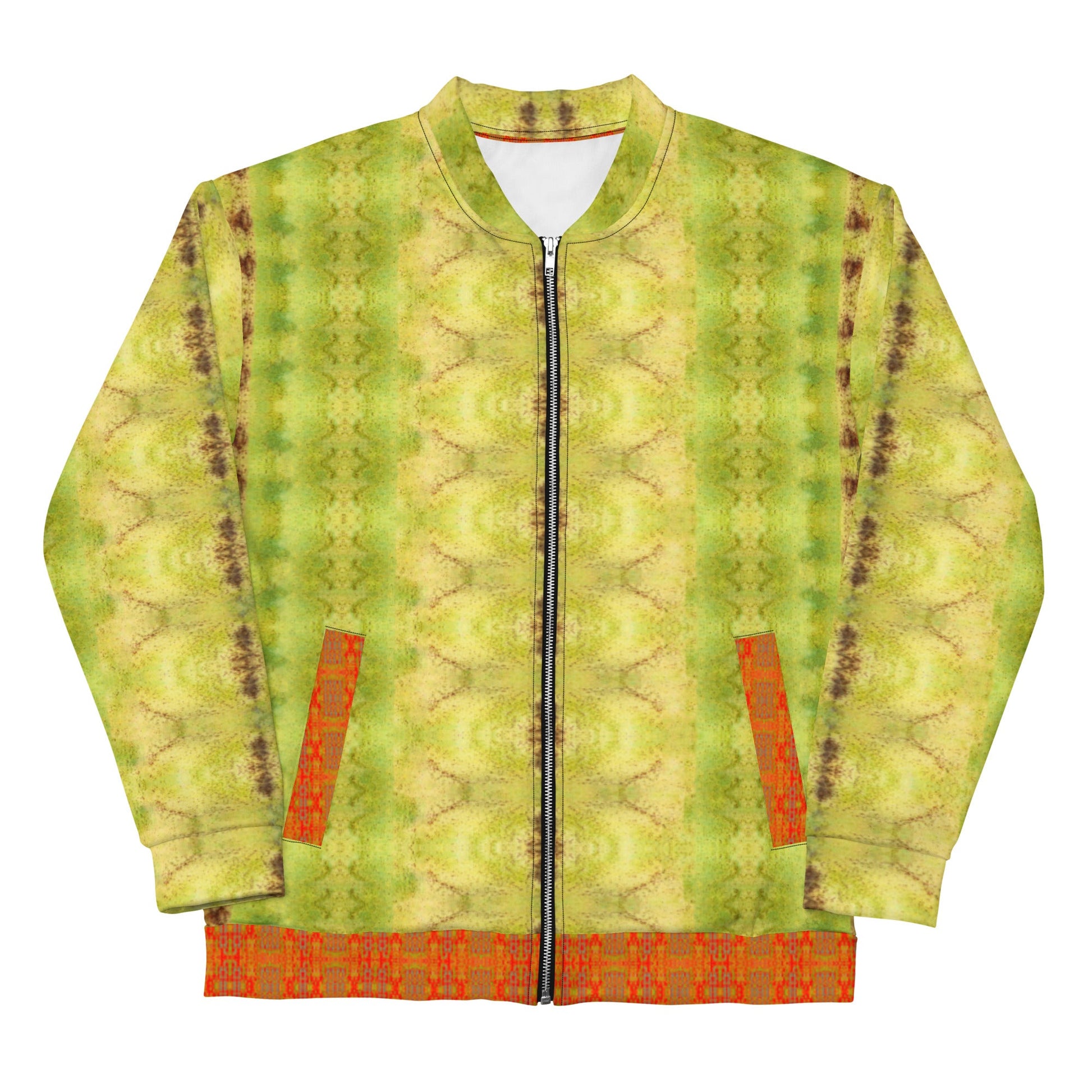 Bomber Jacket (Unisex) RJSTH@Fabric#2 River Jade Smithy RJSTHW2022 River Jade Smithy