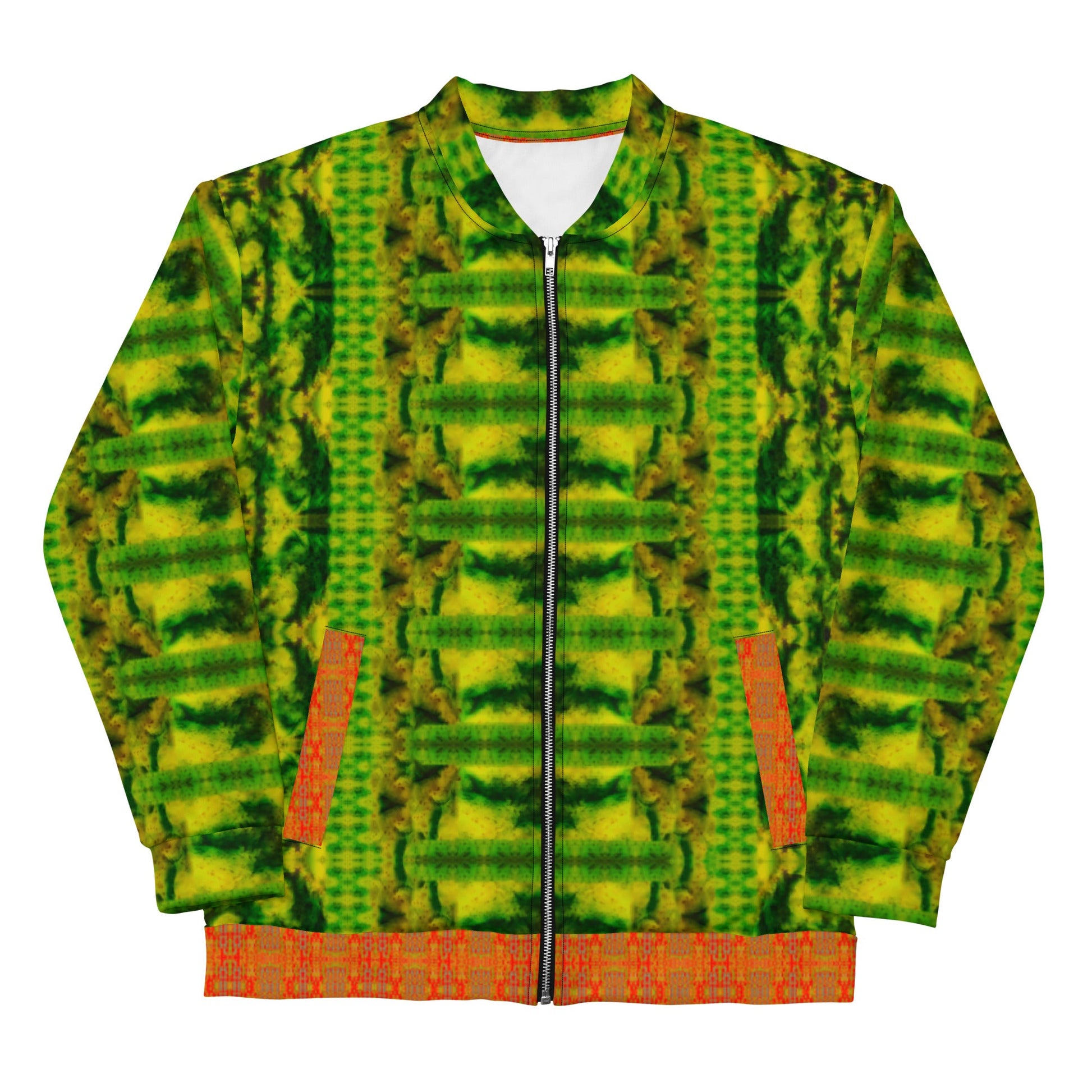 Bomber Jacket (Unisex) RJSTH@Fabric#3 River Jade Smithy RJSTHW2022 River Jade Smithy