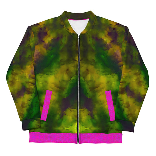 Bomber Jacket (Unisex) RJSTH@Fabric#7 River Jade Smithy RJSTHW2022 River Jade Smithy