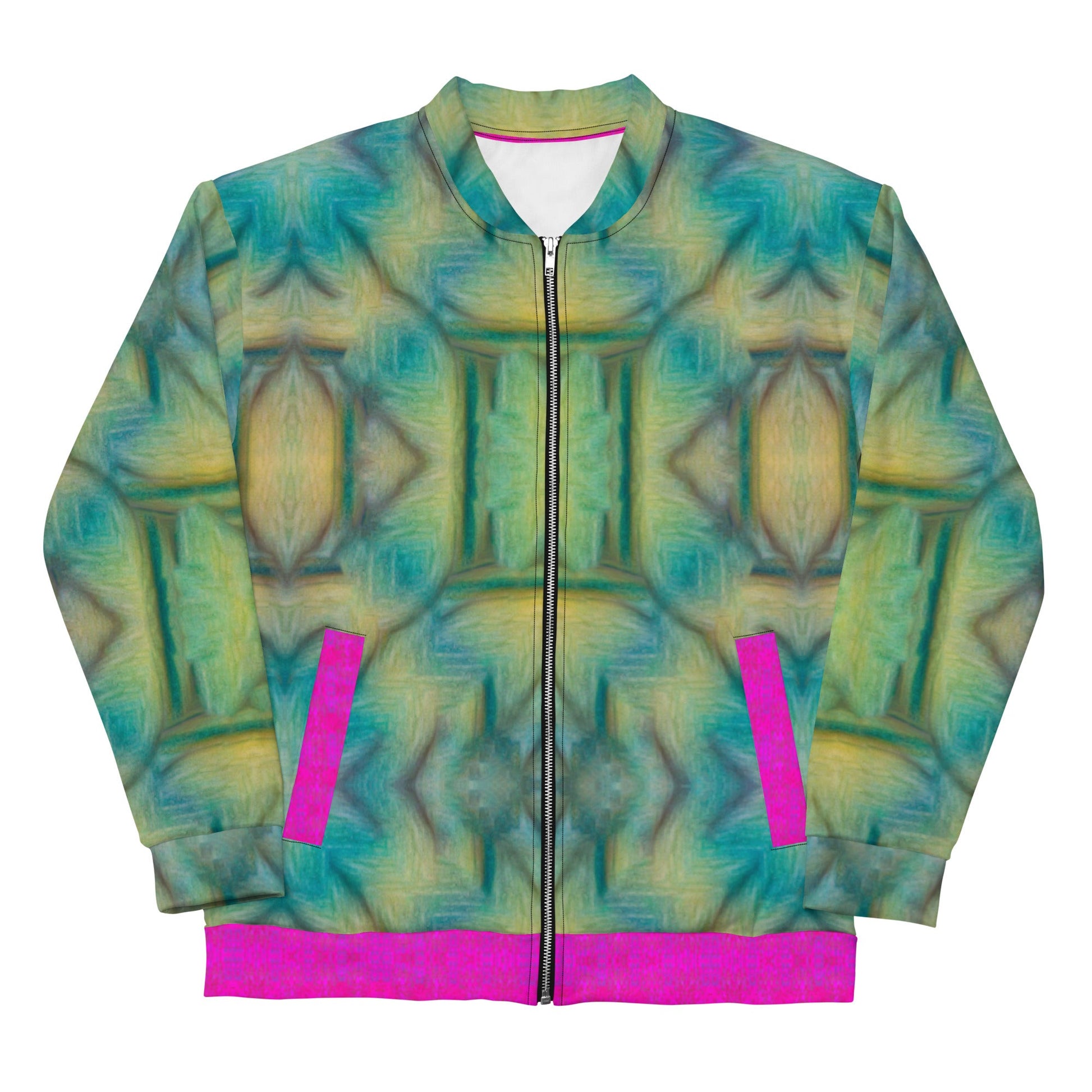 Bomber Jacket (Unisex) RJSTH@Fabric#9 River Jade Smithy RJSTHW2022 River Jade Smithy