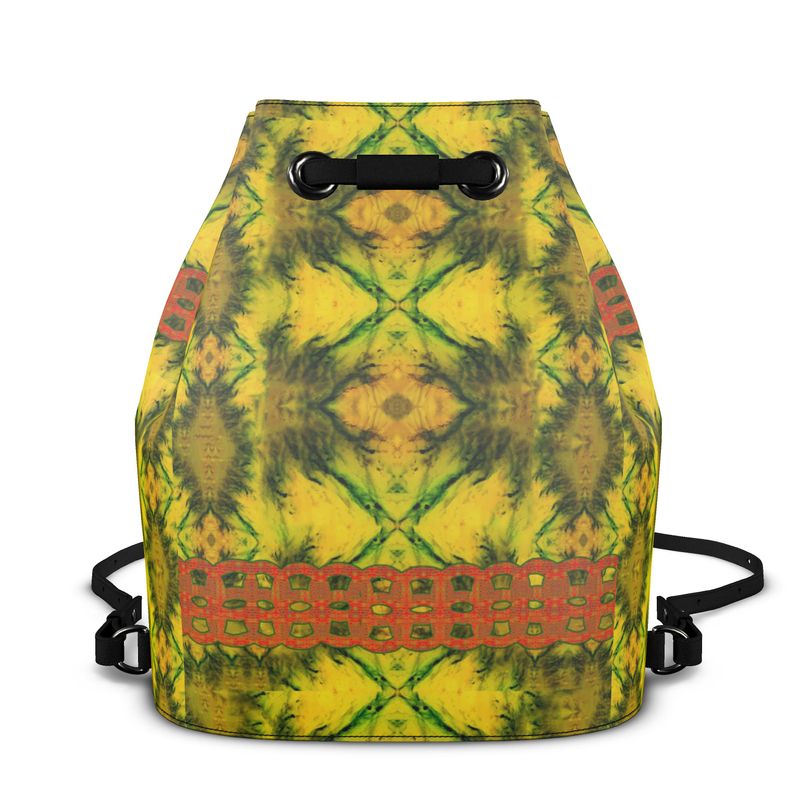 Bucket Backpack in Leather RJSTH@Fabric#1 (Chain Collection) River Jade Smithy RJS River Jade Smithy