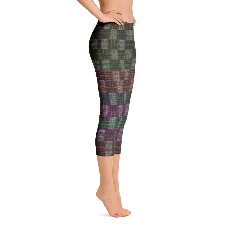 Capri Leggings (Her/They) Pride 2022 TreeLink@RJSTH@Fabrics#1-12 RJSTHS2022 River Jade Smithy