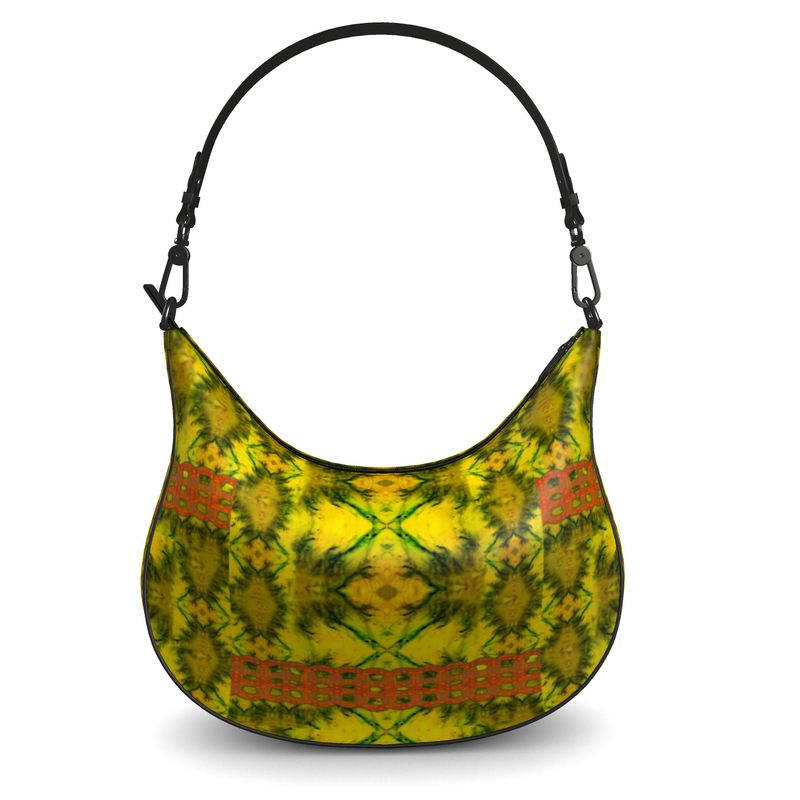 Curve Hobo Bag in Leather "The Lamont" (Chain Collection) RJSTH@FABRIC#1  River Jade Smithy RJS River Jade Smithy