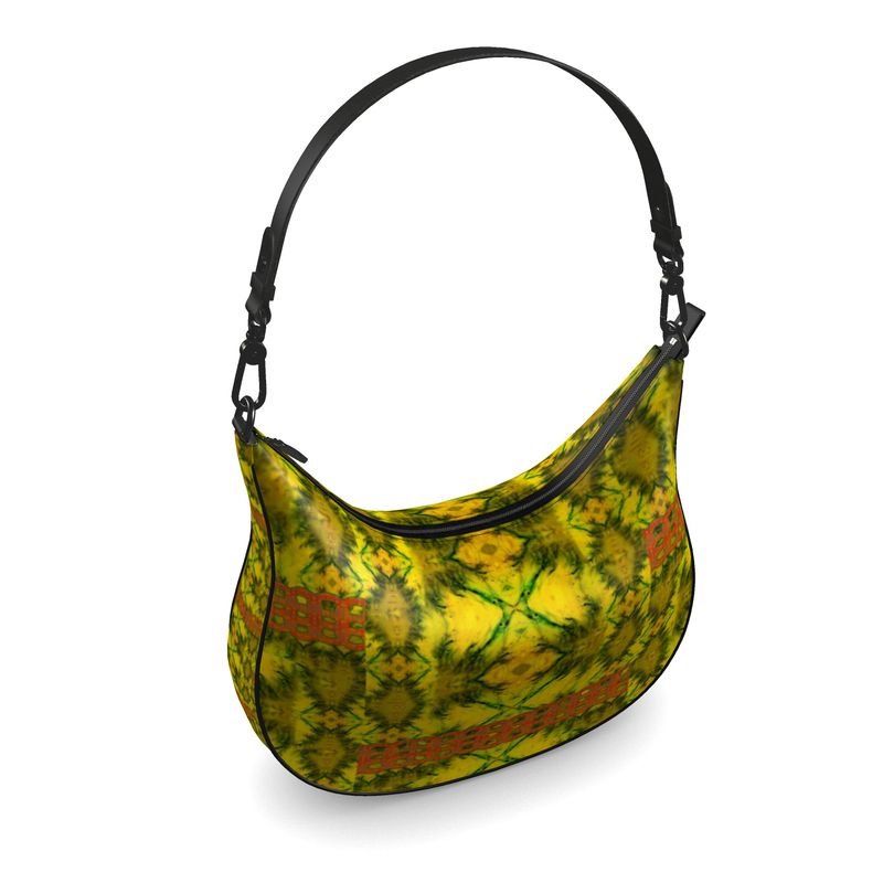 Curve Hobo Bag in Leather "The Lamont" (Chain Collection) RJSTH@FABRIC#1  River Jade Smithy RJS River Jade Smithy