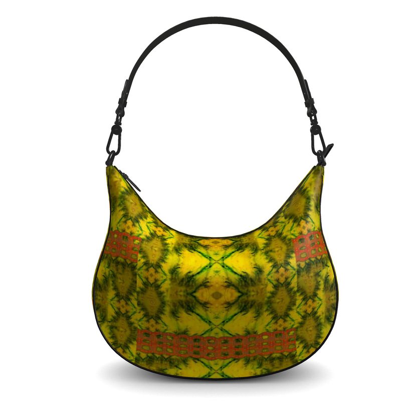Curve Hobo Bag in Leather "The Lamont" (Chain Collection) RJSTH@FABRIC#1  River Jade Smithy RJS River Jade Smithy