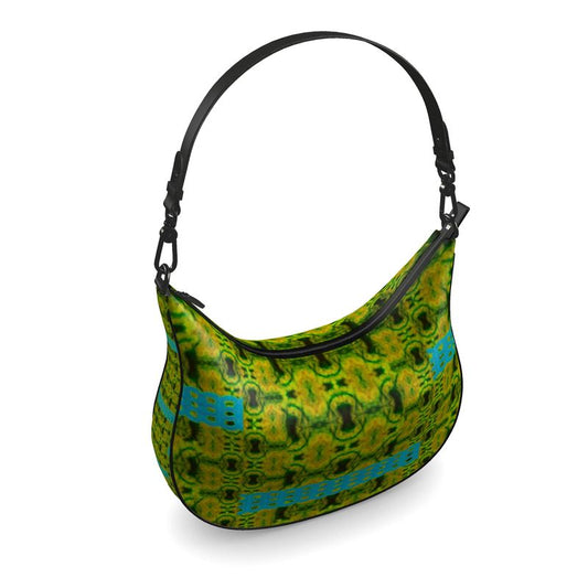 Curve Hobo Bag in Leather "The Lamont"  (Chain Collection) RJSTH@FABRIC#10  River Jade Smithy RJS River Jade Smithy