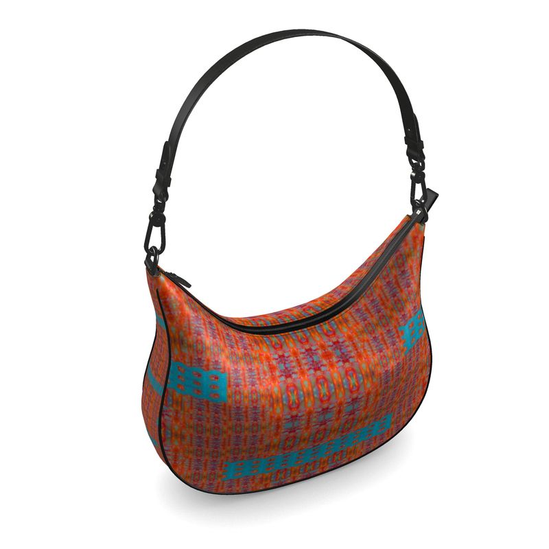 Curve Hobo Bag in Leather "The Lamont"  (Chain Collection) RJSTH@FABRIC#12  River Jade Smithy RJS River Jade Smithy