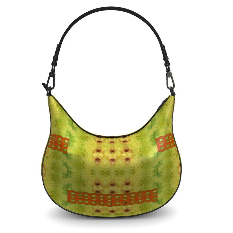 Curve Hobo Bag in Leather "The Lamont"  (Chain Collection) RJSTH@FABRIC#2  River Jade Smithy RJS River Jade Smithy