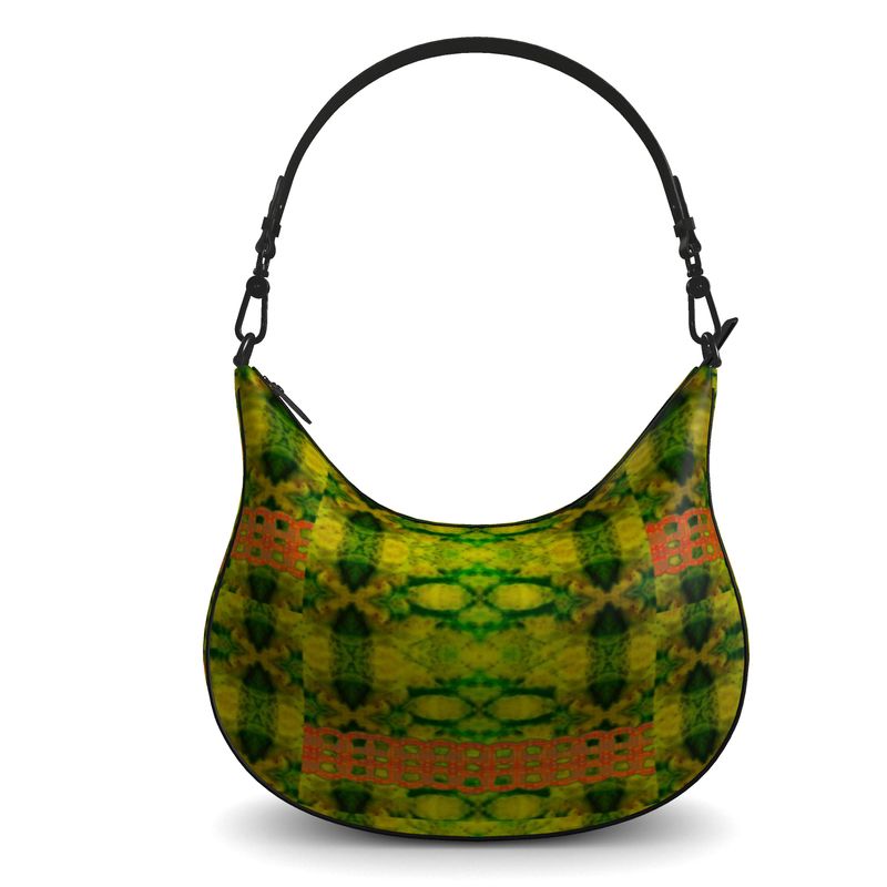 Curve Hobo Bag in Leather "The Lamont"  (Chain Collection) RJSTH@FABRIC#3  River Jade Smithy RJS River Jade Smithy