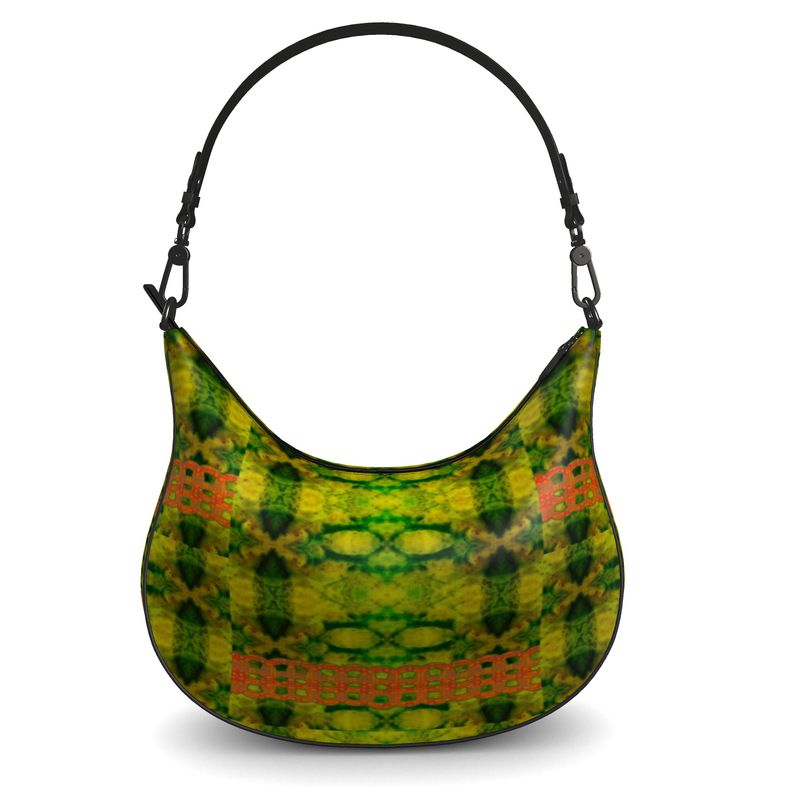 Curve Hobo Bag in Leather "The Lamont"  (Chain Collection) RJSTH@FABRIC#3  River Jade Smithy RJS River Jade Smithy